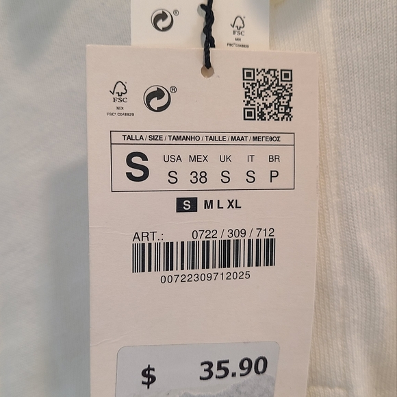 ORIGINAL ZARA MENS T-SHIRT - Picture 2 of 3